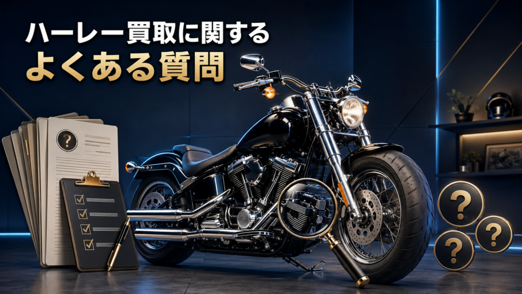 ハーレー買取に関するよくある質問