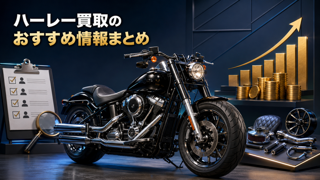 ハーレー買取のおすすめ情報まとめ