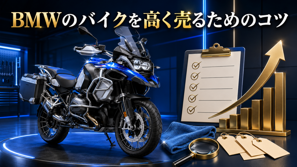 BMWのバイクを高く売るためのコツ
