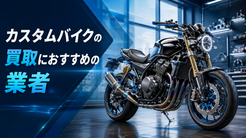 カスタムバイクの買取におすすめの業者