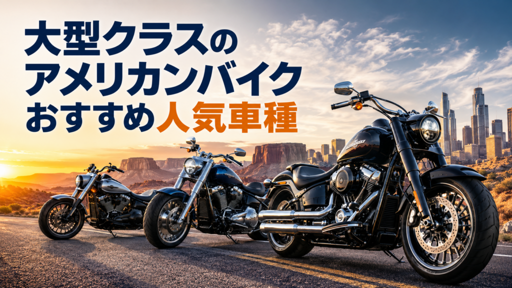 大型クラスのアメリカンバイクおすすめ人気車種