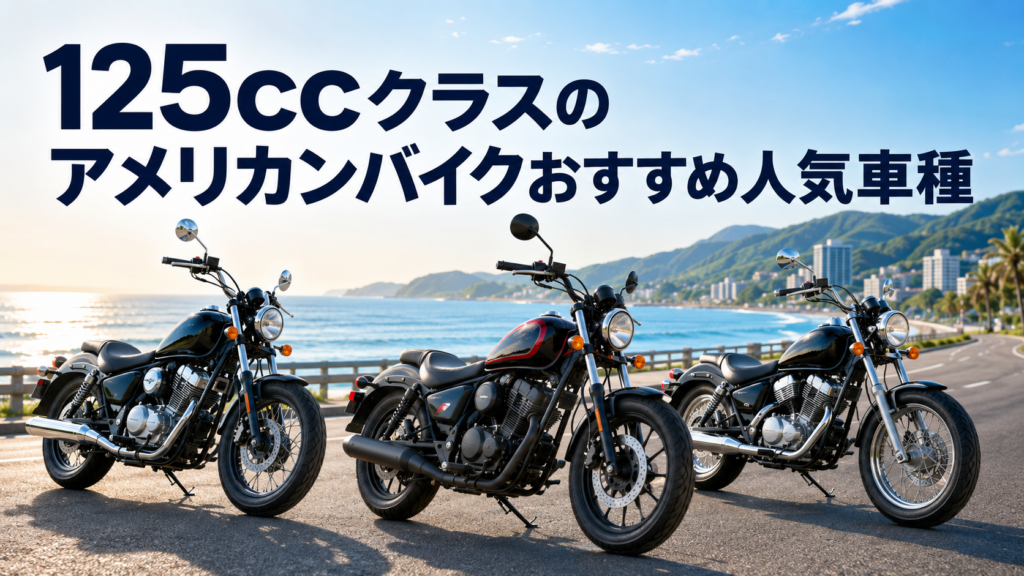 125ccクラスのアメリカンバイクおすすめ人気車種