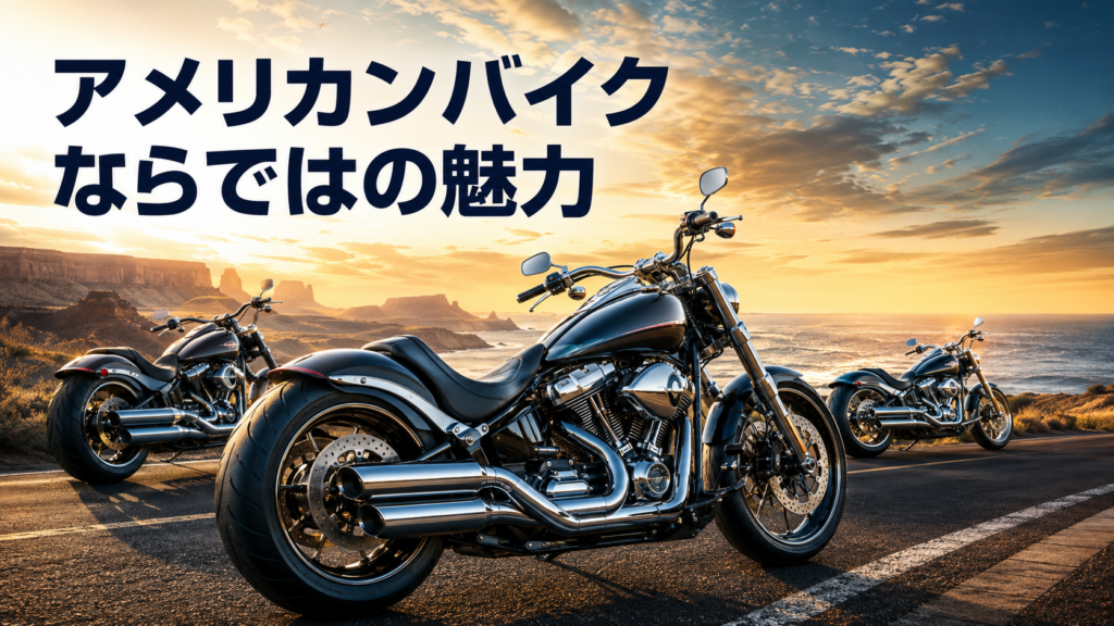 アメリカンバイクならではの魅力