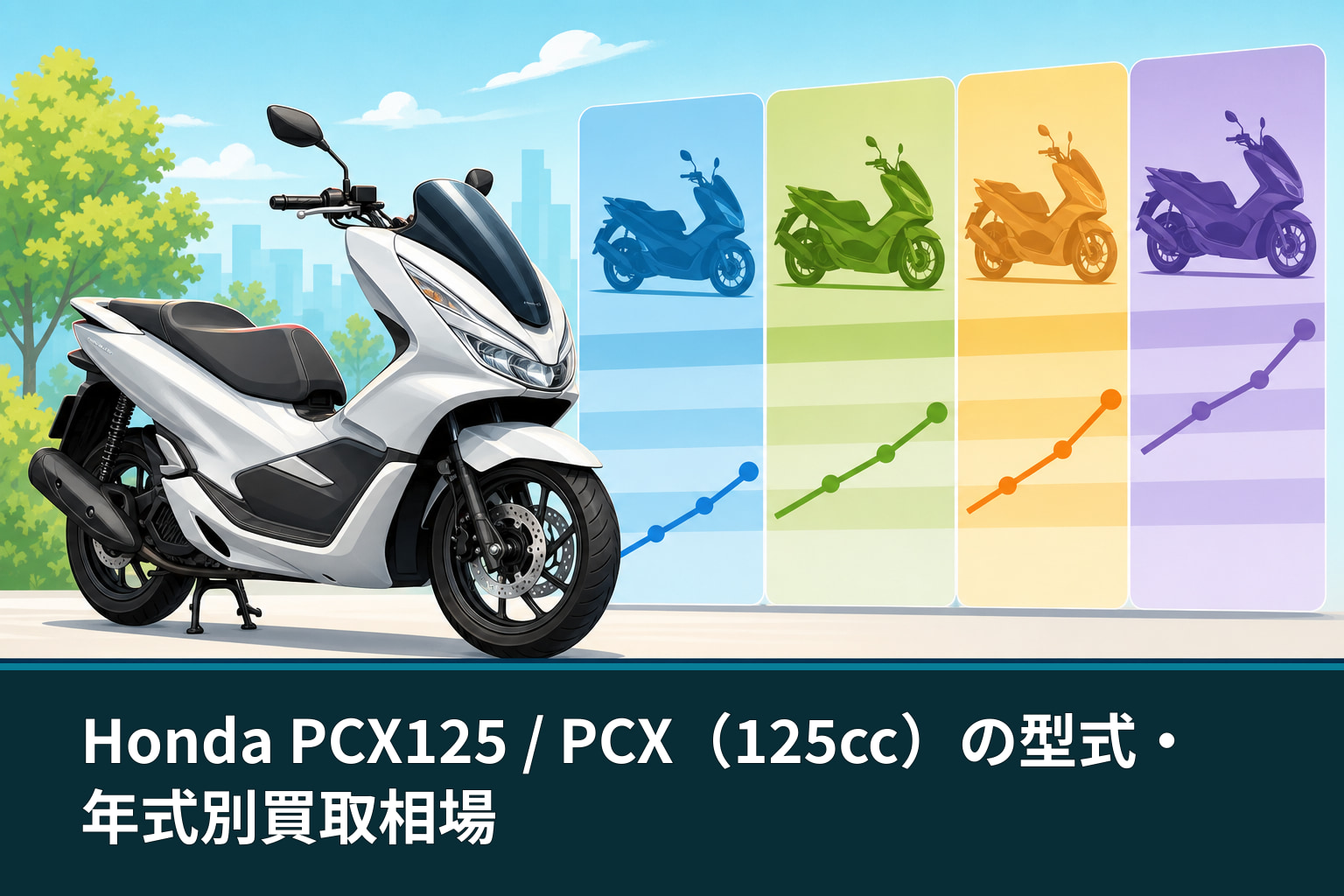 Honda PCX125 / PCX（125cc）の型式・年式別買取相場