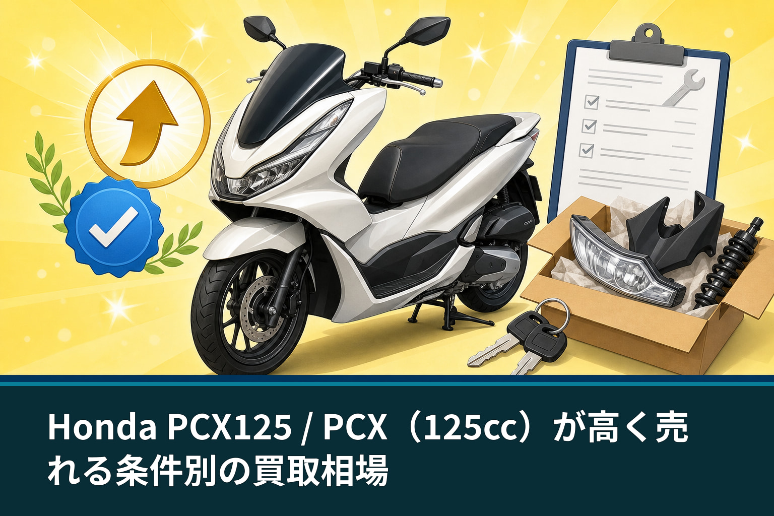 Honda PCX125 / PCX（125cc）が高く売れる条件別の買取相場