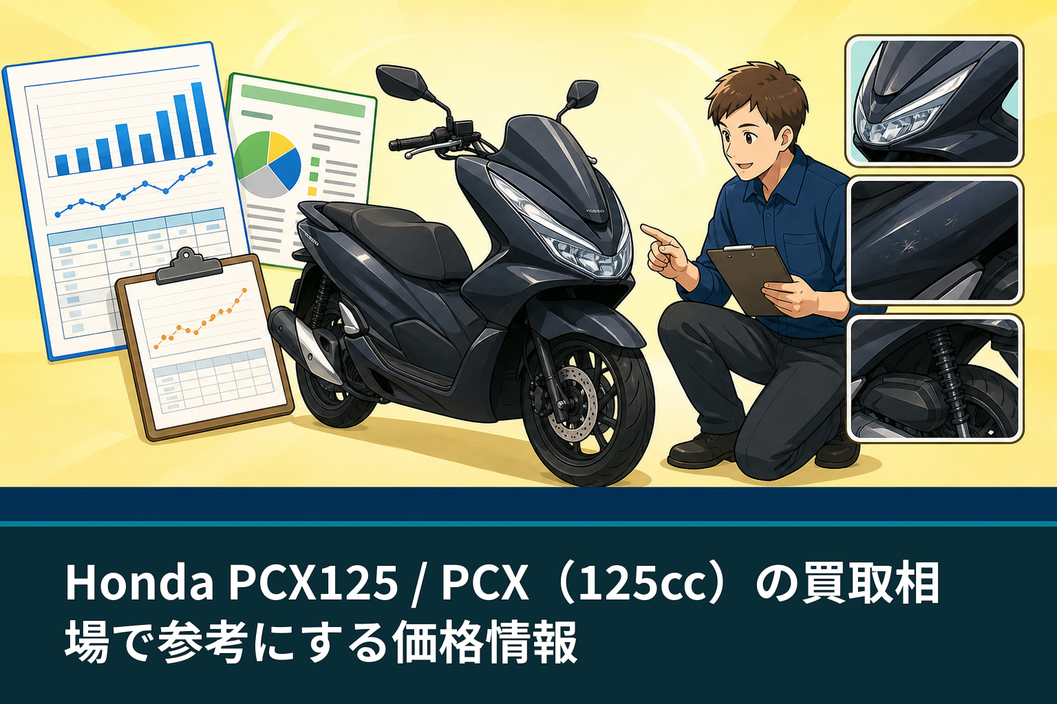 Honda PCX125 / PCX（125cc）の買取相場で参考にする価格情報
