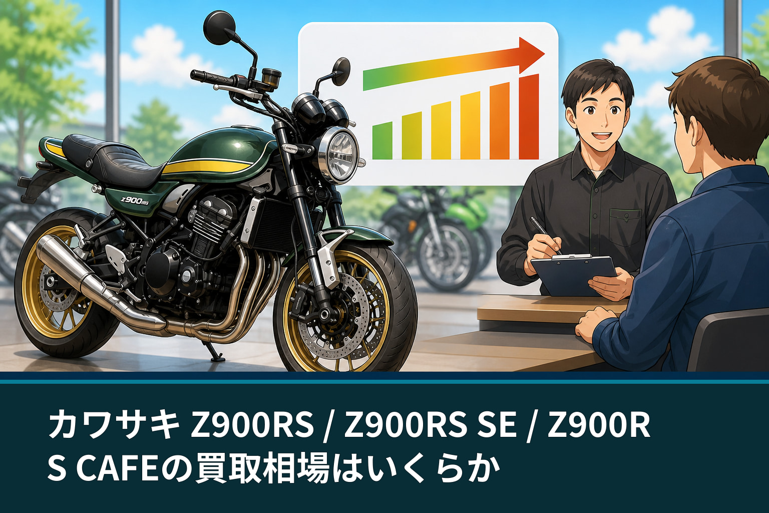 カワサキ Z900RS / Z900RS SE / Z900RS CAFEの買取相場はいくらか
