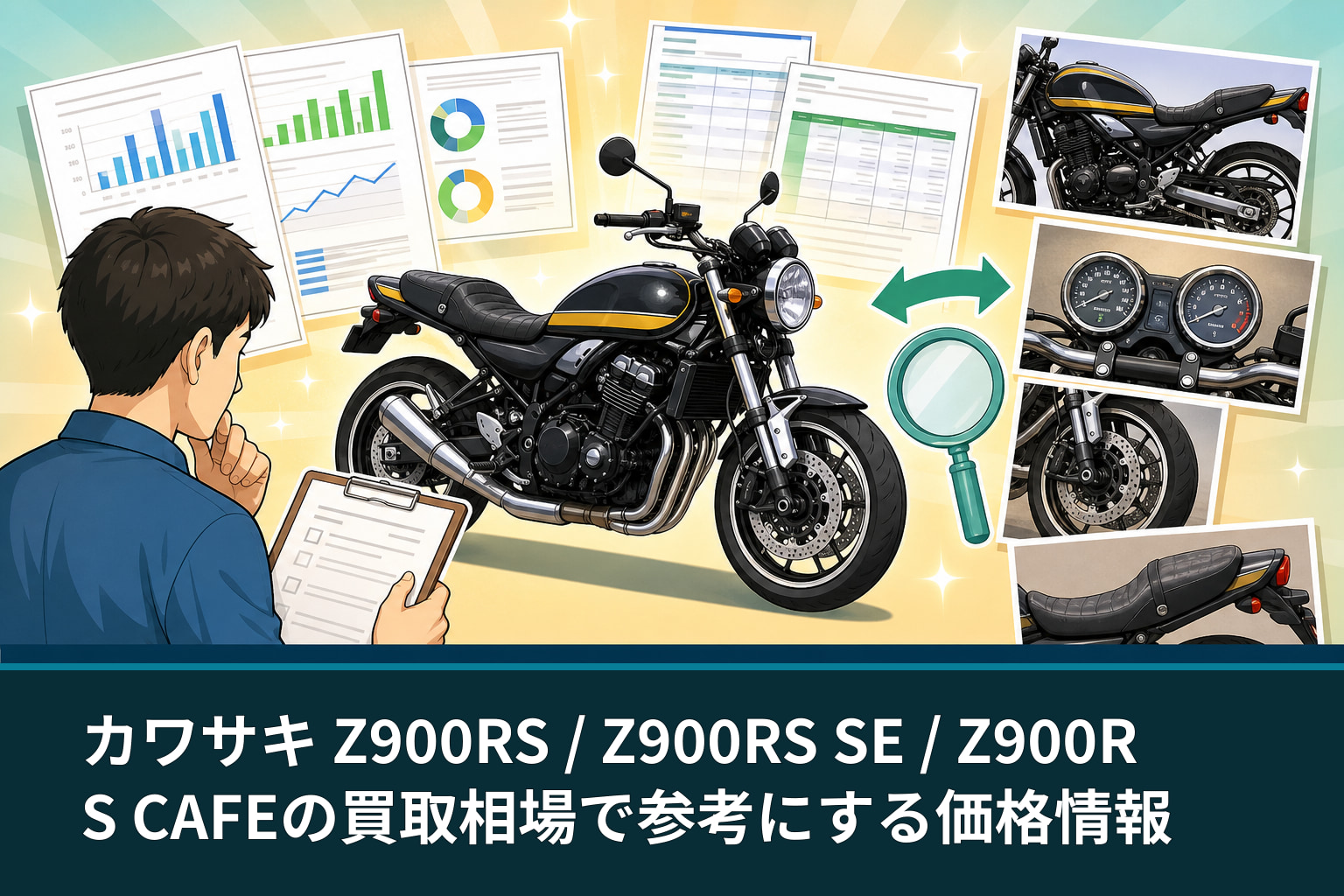 カワサキ Z900RS / Z900RS SE / Z900RS CAFEの買取相場で参考にする価格情報