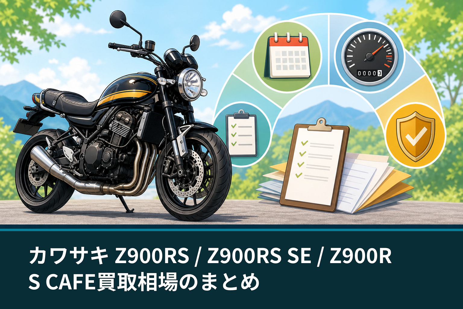 カワサキ Z900RS / Z900RS SE / Z900RS CAFE買取相場のまとめ