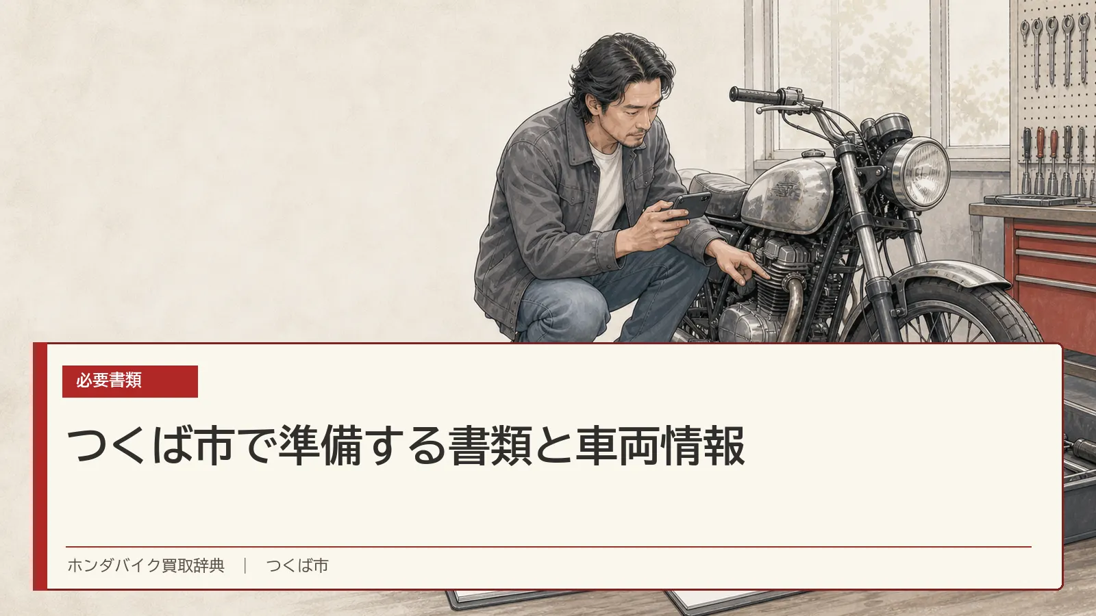つくば市で準備する書類と車両情報