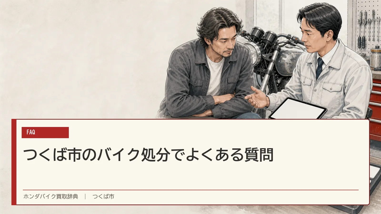 つくば市のバイク処分でよくある質問