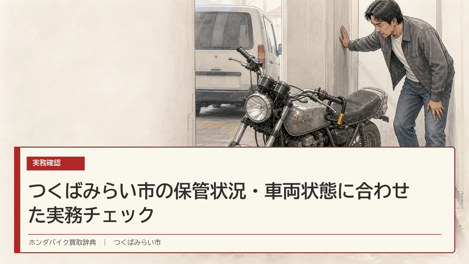 つくばみらい市の保管状況・車両状態に合わせた実務チェック