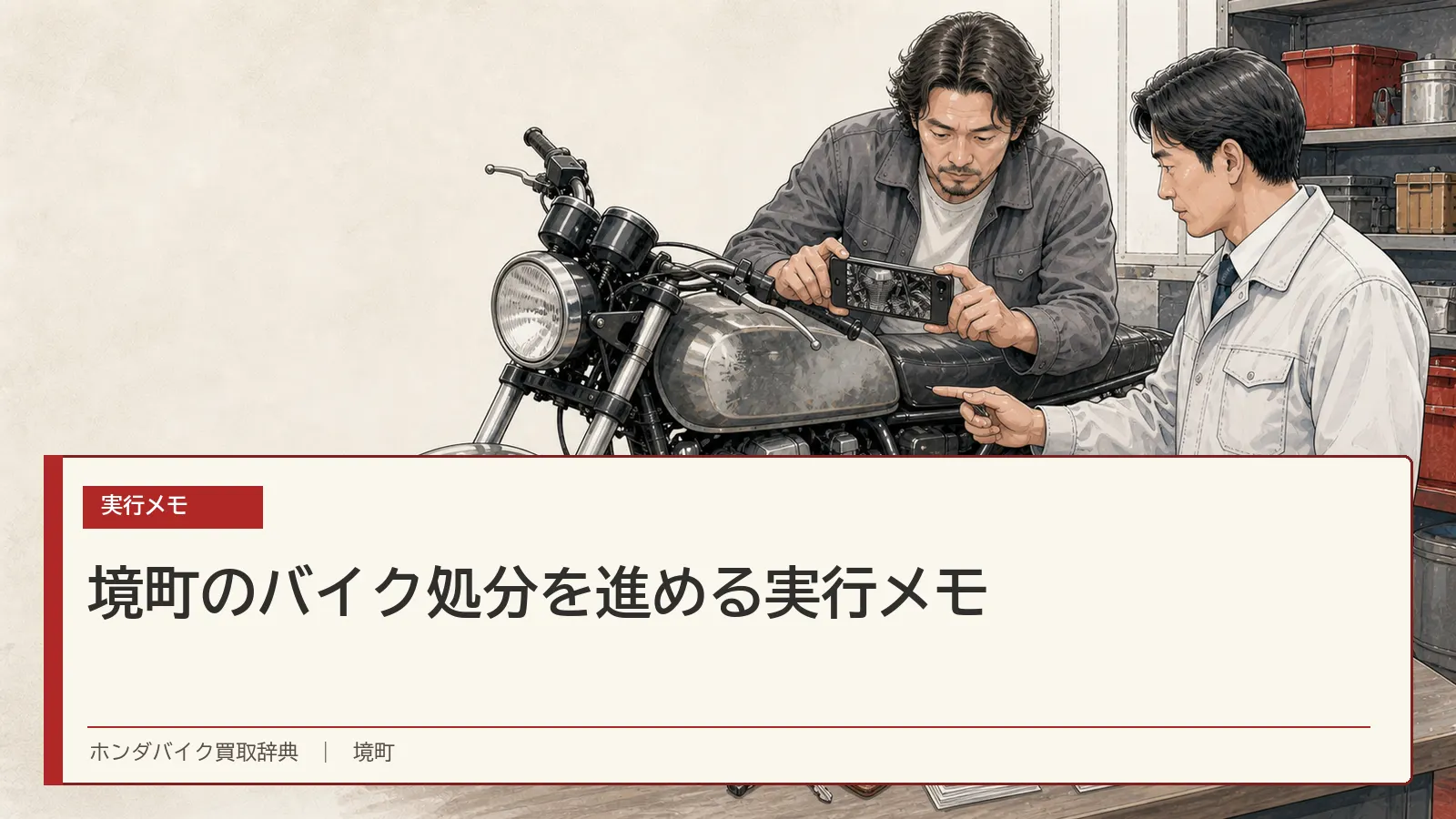 境町のバイク処分を進める実行メモ
