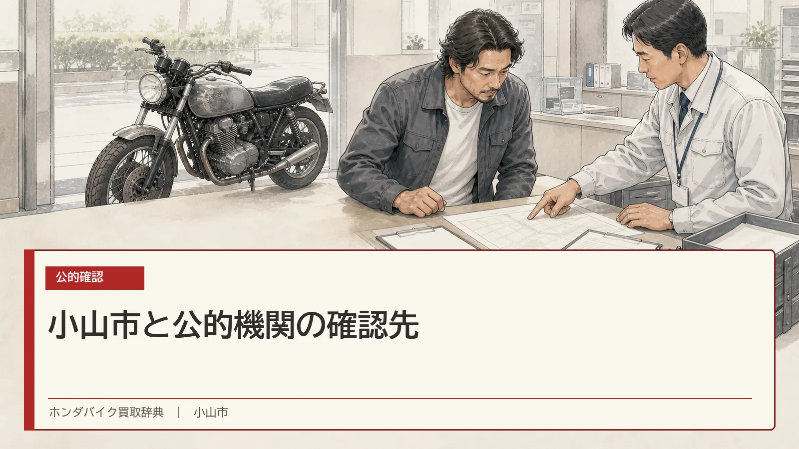 小山市と公的機関の確認先