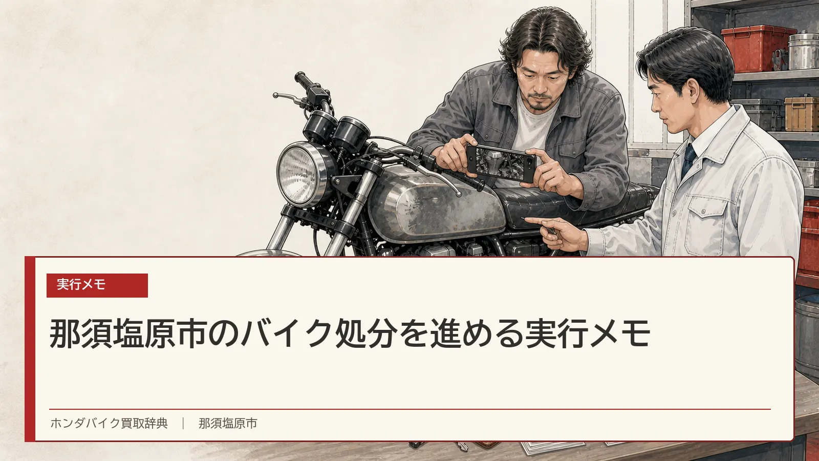 那須塩原市のバイク処分を進める実行メモ