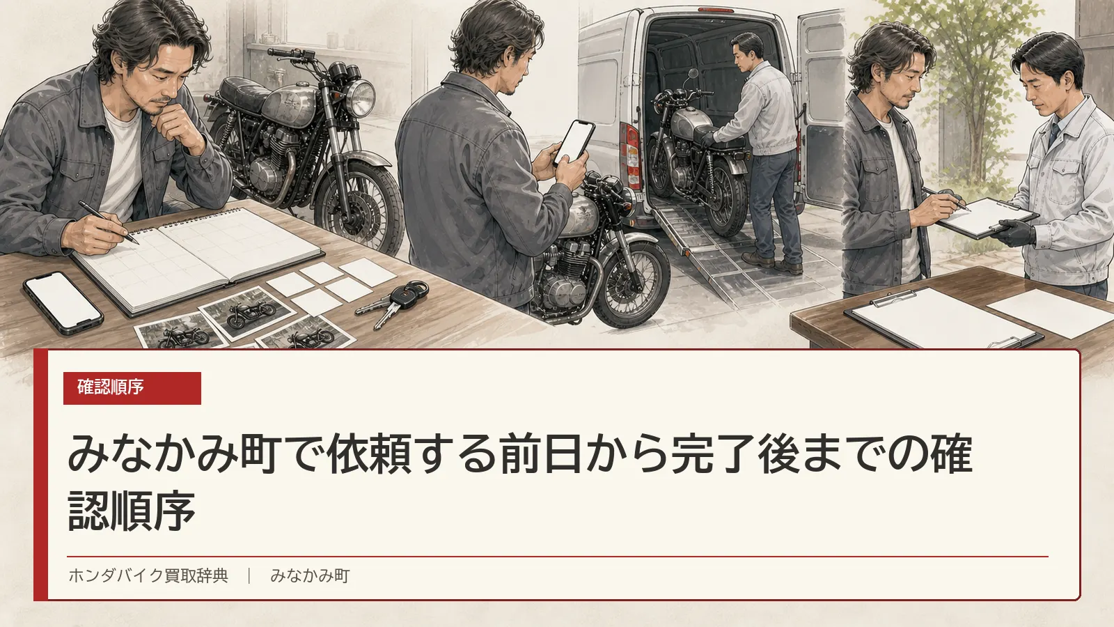 みなかみ町で依頼する前日から完了後までの確認順序