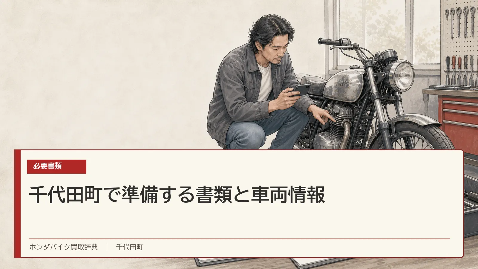 千代田町で準備する書類と車両情報