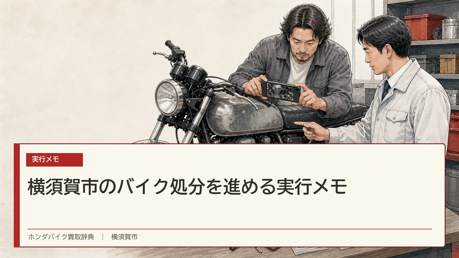 横須賀市のバイク処分を進める実行メモ
