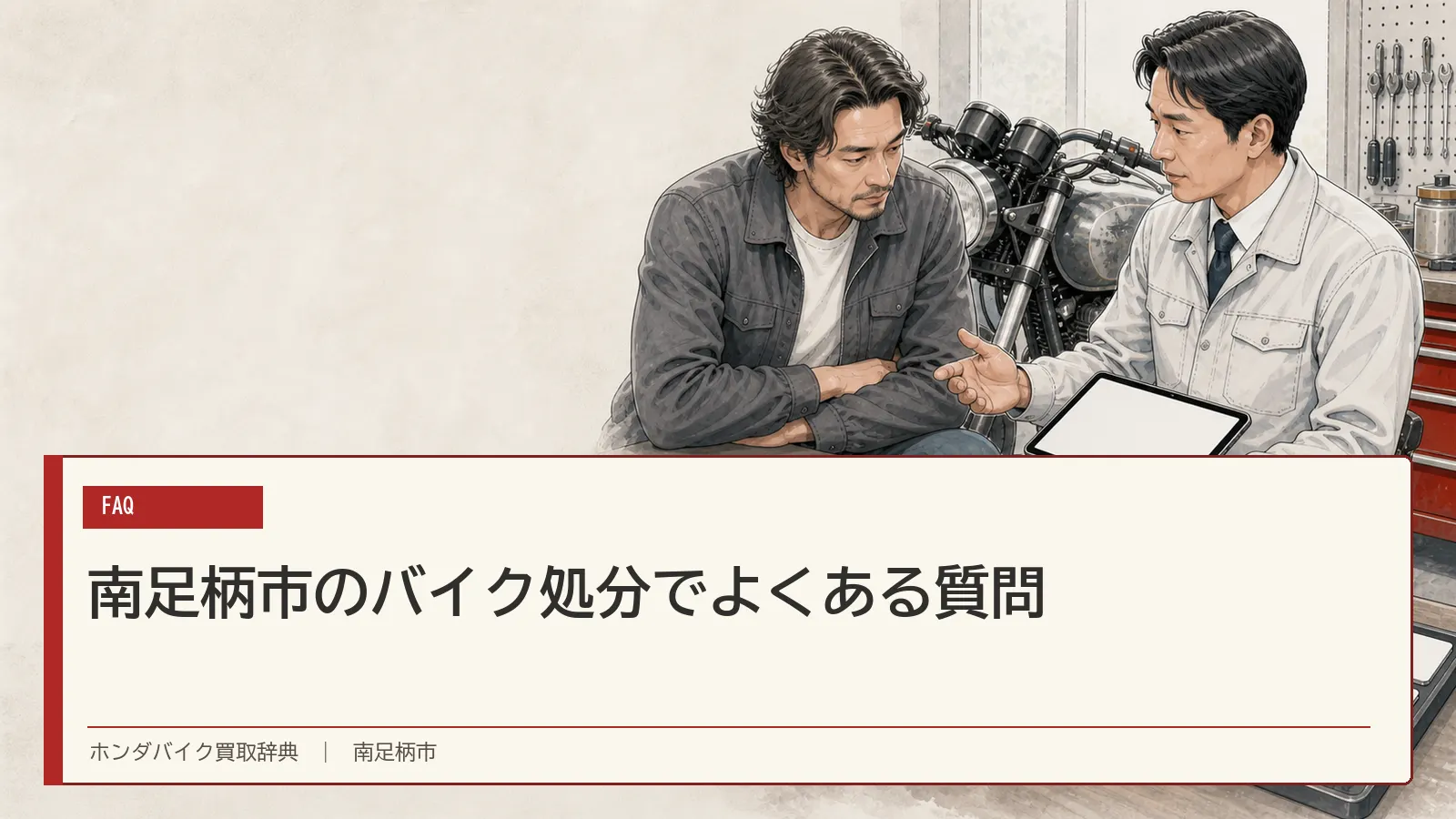 南足柄市のバイク処分でよくある質問