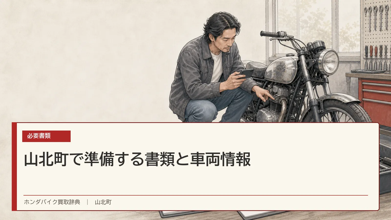 山北町で準備する書類と車両情報