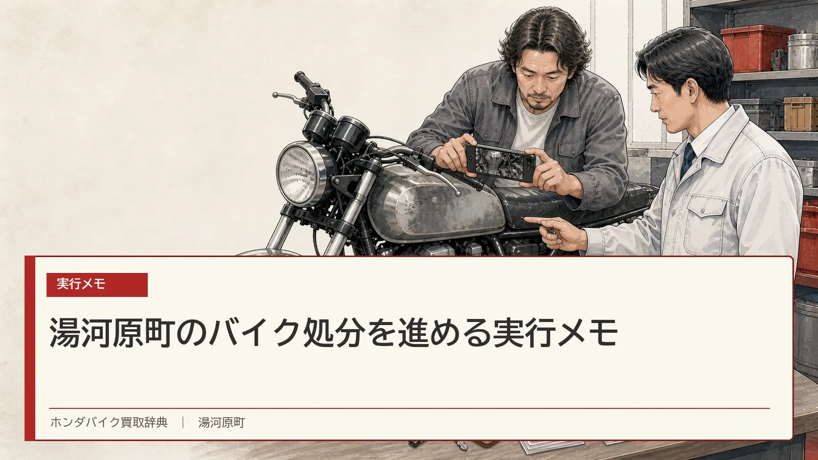 湯河原町のバイク処分を進める実行メモ