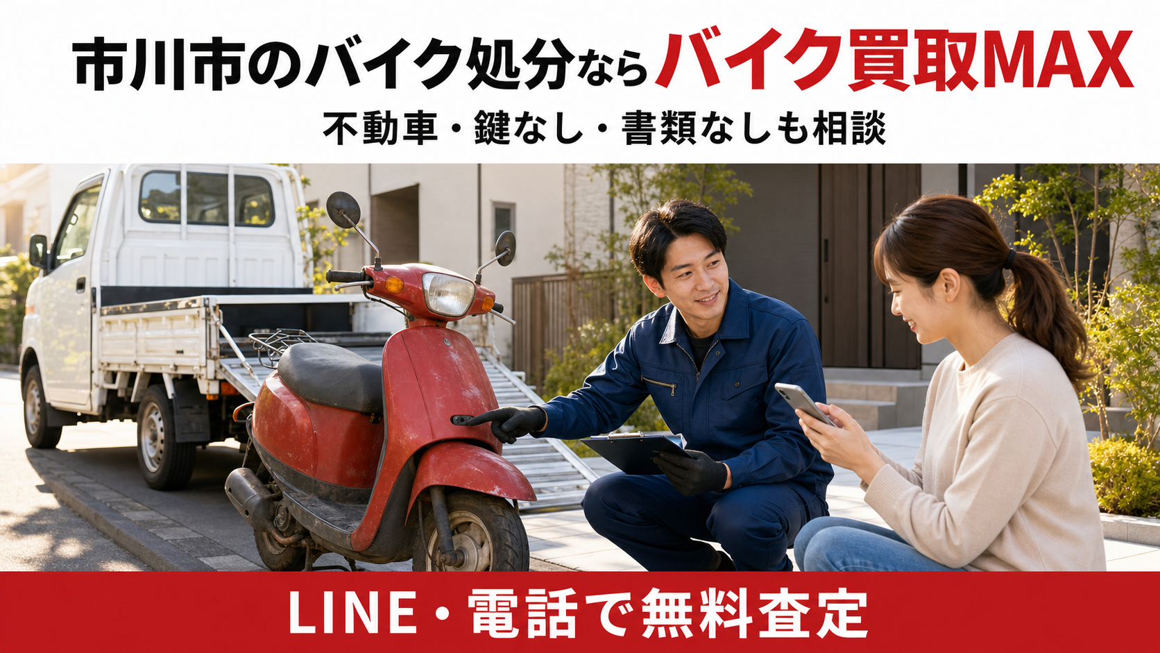 市川市のバイク処分ならバイク買取MAXへ相談