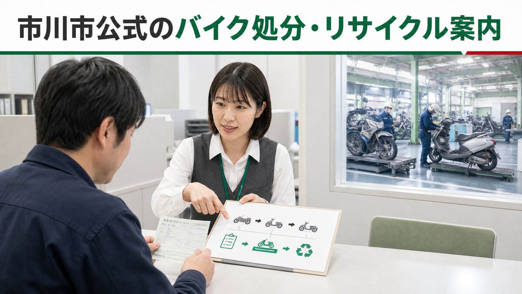 市川市公式のバイク処分・リサイクル案内